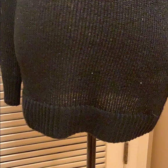 Old Navy Black Sweater with Silver Sparkles - Picture 10 of 10